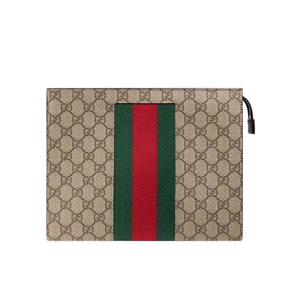 g*u*i gg S*p*e web pouch  ‎475316 （26*20*6cm）